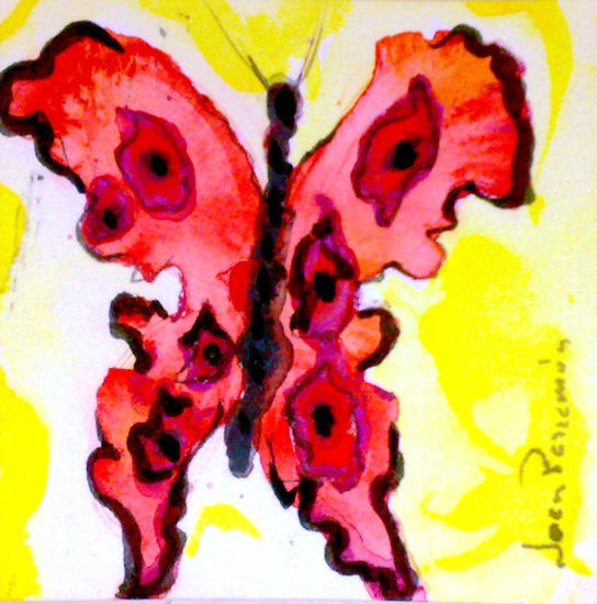 la MARIPOSA de SÁNDOR MÁRAI Watercolour Paper Animals