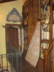 Mural, biblioteca...