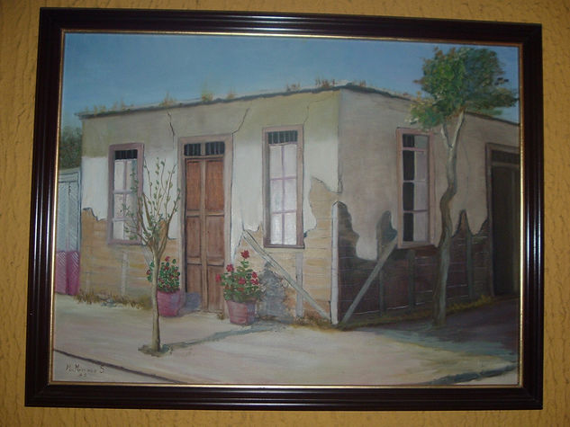 Esquina de Pomaire Oil Canvas