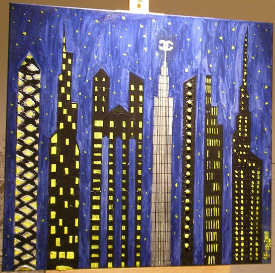 CITY GLAMOUR Oil Canvas Others