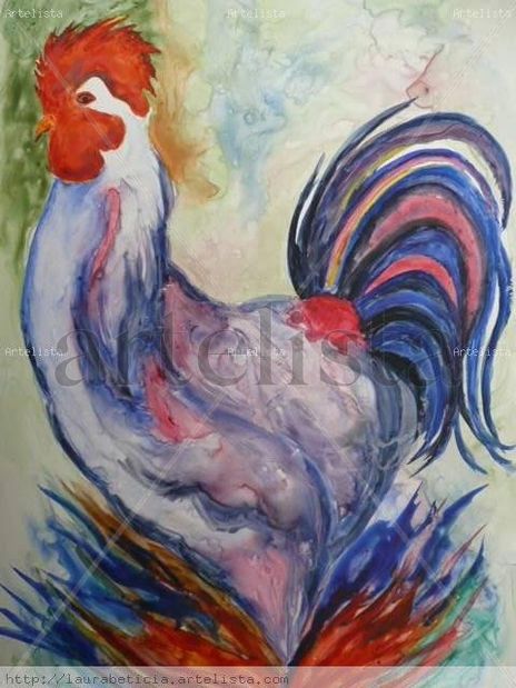 Gallo de fuego