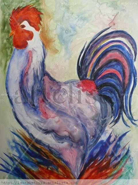 Gallo de fuego