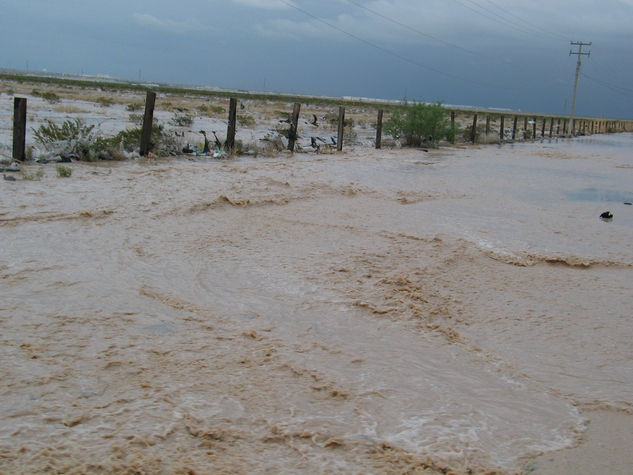 Inundació en Juárez 