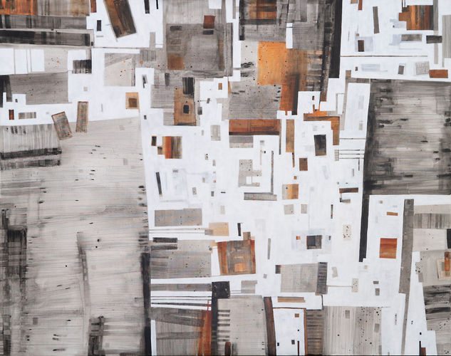 SABADO MEDIODIA EN LA CIUDAD Acrílico Lienzo Otros