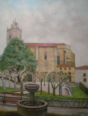 Iglesia del Juncal Oil Canvas Landscaping