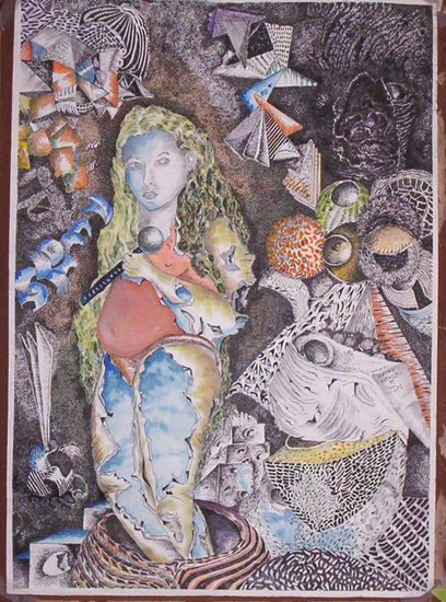 Silenciosa espera_Tecnica Mixta Mixed Media