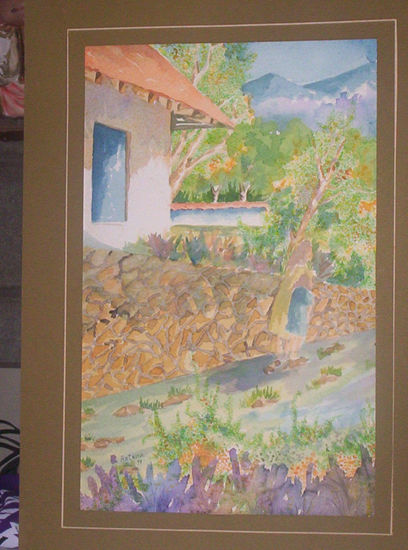 paisaje en Acuarela Watercolour Paper Landscaping