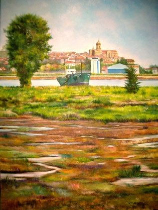 Parque Natural de Playaundi Oil Canvas Landscaping