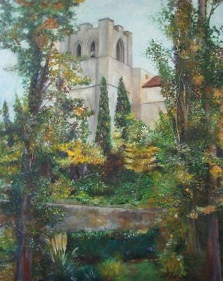 San Juan - Aranda de Duero Oil Canvas Landscaping