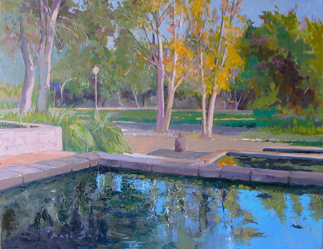 Rincón de Montjuich 03 Oil Canvas Landscaping