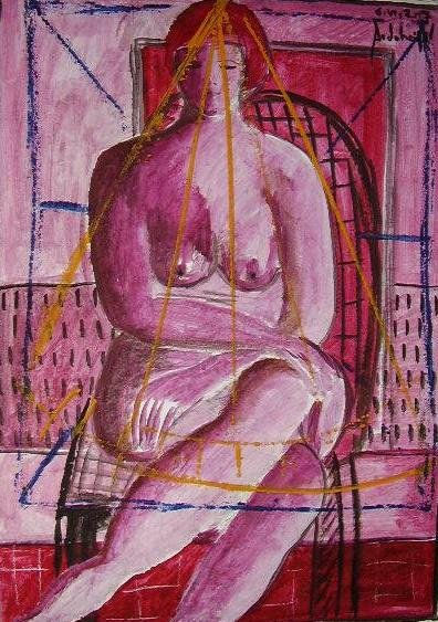mujer en geometria