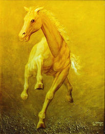 Caballo amarillo