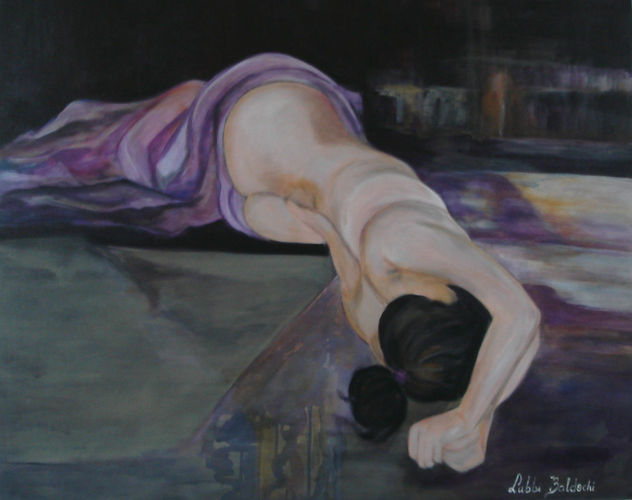 MULHER EM LILAS