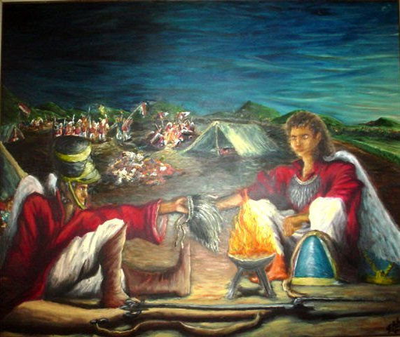 PRELUDIO DE ARMAGEDON - DONADA AL ARTISTA ESPAÑOL MANUEL CORONADO DE MURCIA  - ESPAÑA