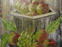 Manzanas y uvas