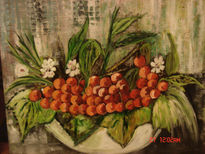 Bodegon cerezas