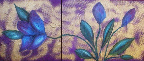 flores purpuras