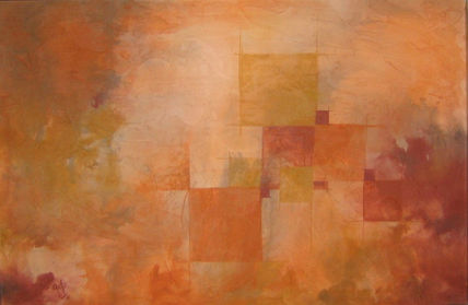 Naranja cuadros