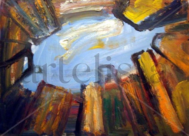 el cielo Oil Canvas Landscaping