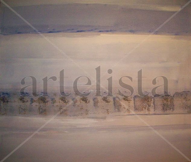 Marea baja Mixed media Panel Marine Painting