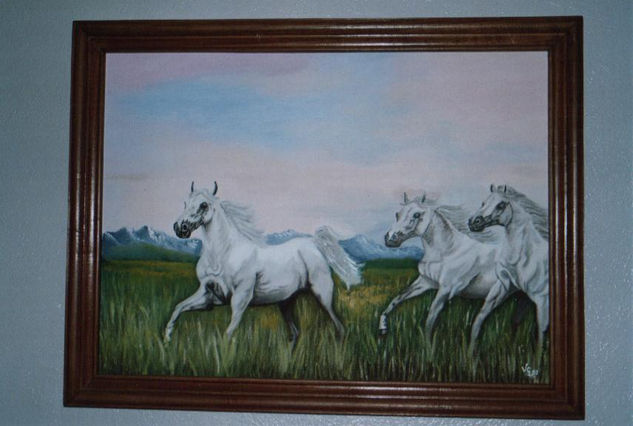 Cabalgata Otoñal Oil Canvas