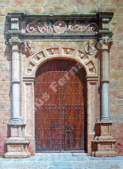 Puerta de Cáceres Oil Canvas Others