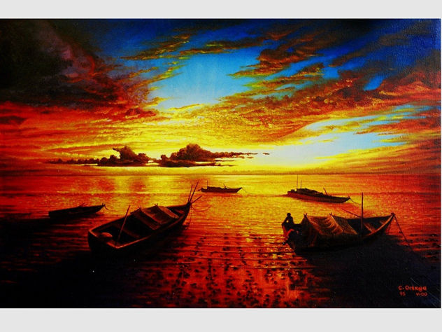 Los colores del atardecer