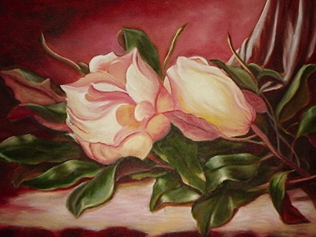 Magnolia 2 (vendida) Oil Canvas