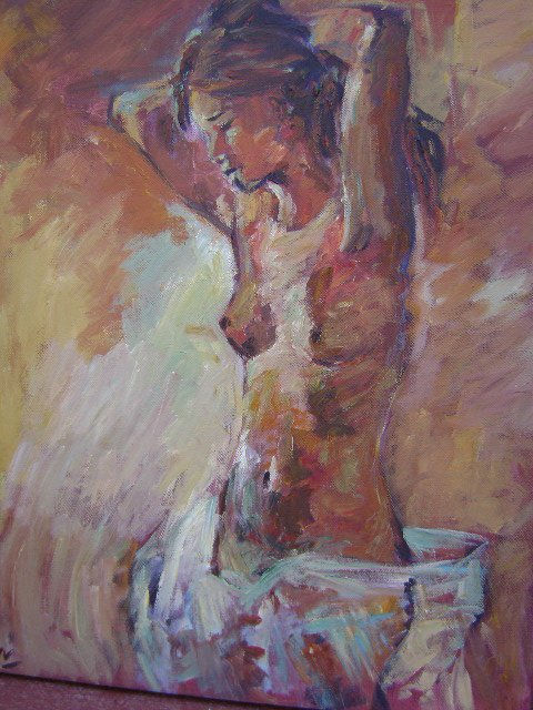 desnudo en tonos cálidos