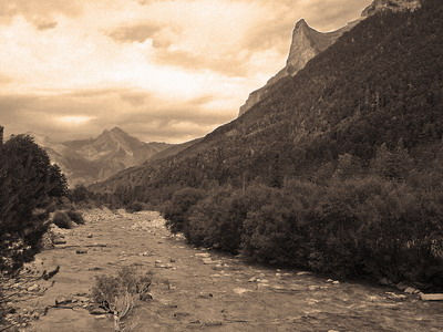 Ordesa en sepia