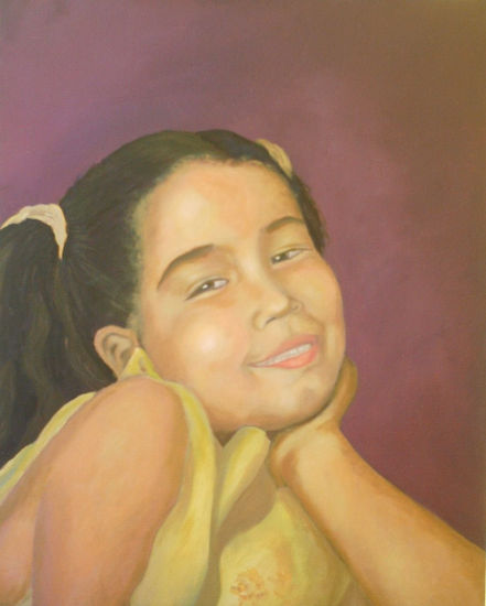 Rosahilda 5a Oil Canvas Portrait