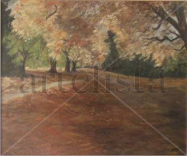 Paisaje Otoñal Oil Canvas Landscaping