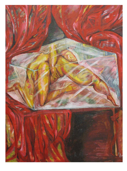 el contorsionista Oil Canvas Figure Painting