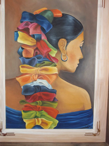 Mujer de los moños