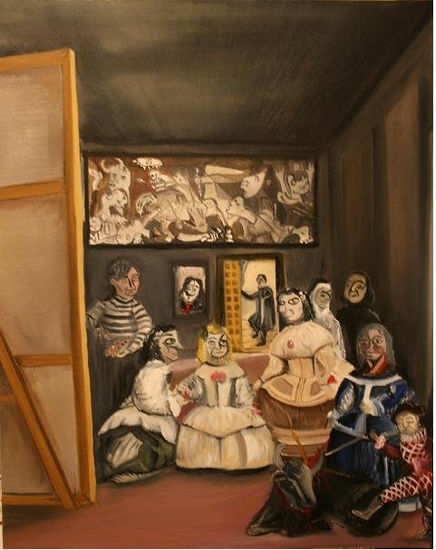 tributo a las meninas de picasso 