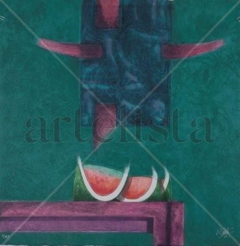 Espejo del tiempo turquesa