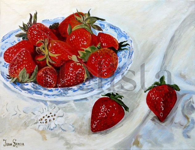 Apetitoso plato de fresones