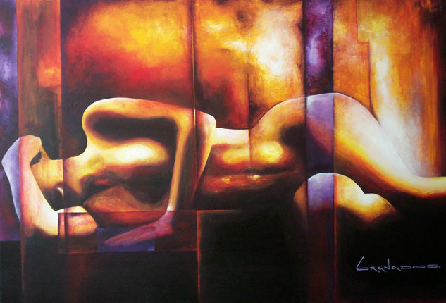 sin titulo Acrylic Canvas Nude Paintings