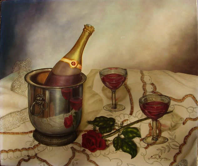 Encuentro de Amor ...... Oil Canvas Still Life Paintings