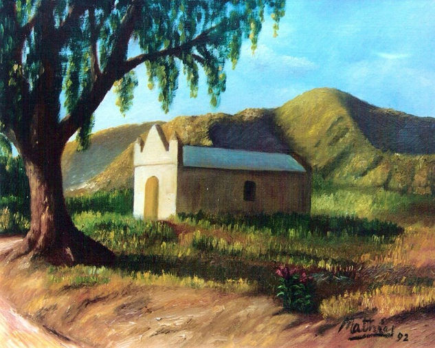 Capilla de San José. Óleo Lienzo Paisaje