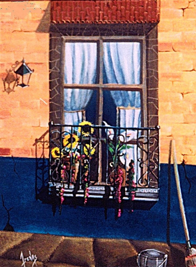 balcon rustico