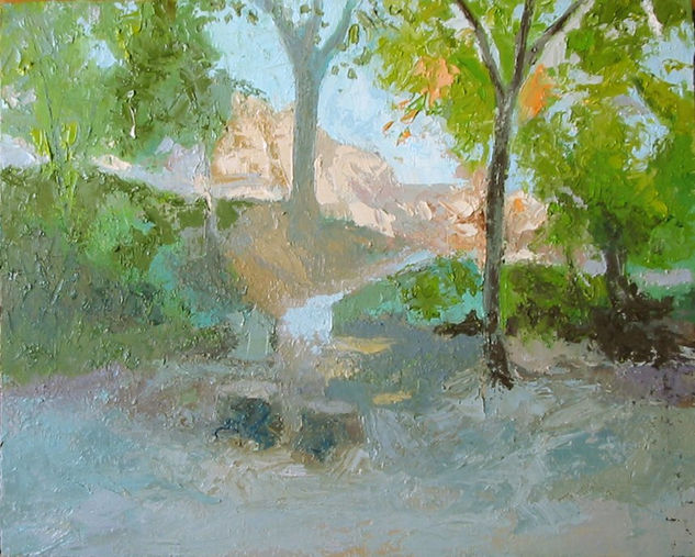 Cerdanyola Oil Canvas Landscaping