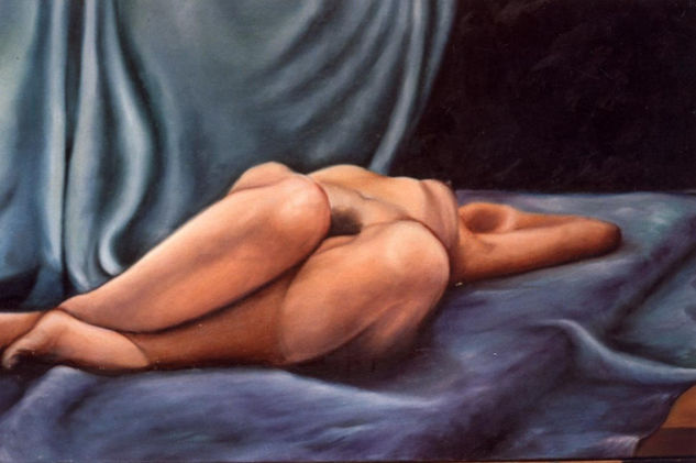 desnudo Óleo Lienzo Desnudos