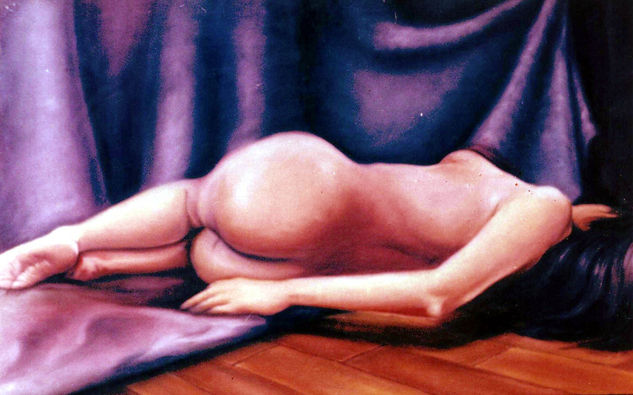 desnudo Óleo Lienzo Desnudos