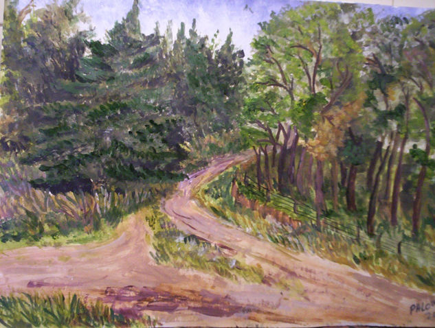 EL CAMINO Acrylic Card Landscaping