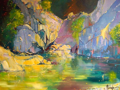 Torrent de Pareis (Mallorca) Oil Canvas Landscaping