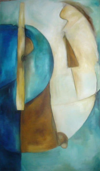 pareja uno Acrylic Canvas Others