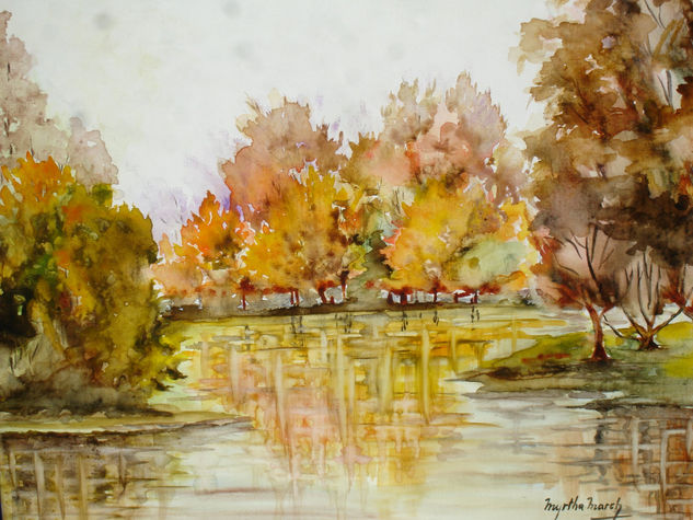 REFLEJOS Watercolour Canvas Landscaping