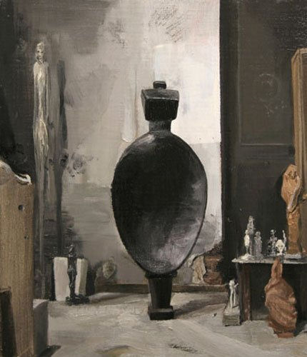 estudio Giacometti Óleo Tabla Paisaje