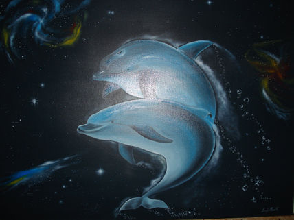 Delfines en el espacio